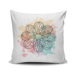 Aberto Design Cojín NKRLNT-332 Multicolor 43 x 43 cm